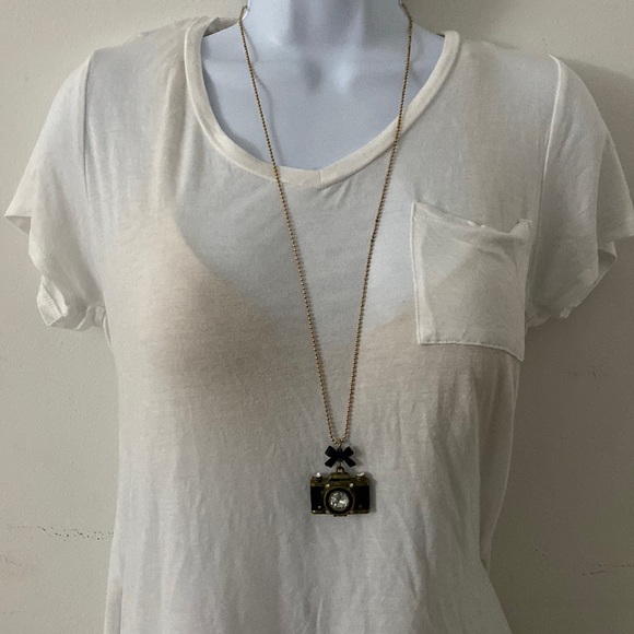 Betsey Johnson Jewelry - Betsey Johnson Camera Pendant Necklace
